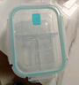 贝特阿斯（BestHA）耐热玻璃饭盒上班族高硼硅饭盒微波炉冰箱保鲜盒 便当盒RLC1800 实拍图