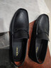 奥康（Aokang）商务休闲皮鞋舒适软底驾车鞋低帮套脚懒人乐福鞋一脚蹬黑42码 实拍图