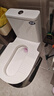 星雨洁 台式蹲便器 坐便器马桶改蹲坑免砌台安装陶瓷水箱一体防臭大便器 300坑距存水弯款带喷枪（包安装-不拆旧） 实拍图