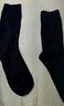 棉十三袜子男新疆棉10A抗菌防臭秋冬季黑色纯色小腿袜高筒商务长袜5双 实拍图