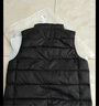 京东京造【零压系列】轻薄羽绒服男外套冬季 防钻绒马甲背心男 曜石黑 XL 实拍图