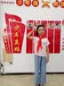 得力（deli）红领巾中小学涤纶抗皱透气款鲜艳不褪色舒适1m*5条装 LZ500 实拍图