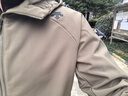 迪桑特（DESCENTE）TRAINING综训运动健身防泼水男士加绒梭织上衣 KK-卡其色 XL (180/100A) 实拍图