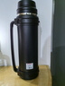 希乐大容量保温旅行壶304不锈钢热水壶车载真空户外保温水瓶黑色2.4L 实拍图