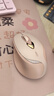 英菲克（INPHIC）M8无线鼠标充电女生办公静音便携人体工学适用于惠普华硕华为笔记本电脑无限轻音 【新升级电量可视版+低噪音】女生专用鼠标 奶茶色 实拍图
