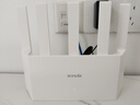 Tenda腾达路由器【千兆WiFi6+穿墙王】无线AX3000信号增强家用放大器Mesh国家补贴金榜一名云霄白立式 实拍图