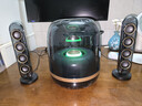 哈曼卡顿 音乐水晶四代【国家补贴】蓝牙音箱 居家艺术音响 礼物音箱 SoundSticks4 水晶4 墨金典藏版 实拍图