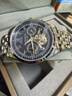 冠琴（GUANQIN）手表男机械表全自动镂空飞轮瑞士品质防水夜光皮带男士双日历手表 名匠-本色黑面 实拍图