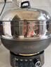 先科电炒锅多功能一体2025新款家用不粘锅电锅一体多功能锅电蒸锅炖蒸煮一体炒菜专用铸铁蜂窝电热锅 5L 32cm适合2-4人＋旗舰定时款[送蒸笼] 实拍图