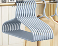 美丽雅衣架挂衣服加粗晾衣架防滑无痕衣挂架家用衣撑子16只 实拍图