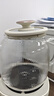 美的（Midea）花漾0胶水全玻璃全自动养生壶 多功能煮茶壶 母婴烧水壶恒温电热水壶煮茶器花茶壶1.2L YS12B102 实拍图