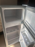 志高（CHIGO）小冰箱迷你小型家用冷藏冷冻两用宿舍出租房用双门办公室电冰箱节能省电 【一级能效】66L银色【三天约一度电】 实拍图