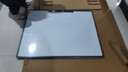 得力白板写字板120*90cm H型碳钢支架式磁吸书写移动升降办公会议黑板家庭辅导培训33715【升级双面】 实拍图