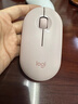 罗技（Logitech）时尚系列 PEBBLE鼠标 无线蓝牙鼠标 办公静音鼠标 女性鼠标对称鼠标 鹅卵石造型 玫瑰粉 实拍图