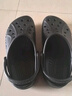 CROCS卡骆驰洞洞鞋贝雅男鞋女鞋轻便耐磨一脚蹬拖鞋休闲鞋|10126 黑色-001 43 (270mm) 实拍图