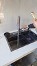 JOMOW水槽5.0加厚厨房大单槽一体盆304不锈钢洗碗池槽多功能洗菜盆GL/d 68*46【5.0加厚】耐磨耐刮 【默认发右下水】左下水需下单备注 实拍图