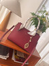 千百度（C.BANNER）包包女包牛皮手提包斜挎大容量中年品牌生日新年礼物送女生女友 实拍图