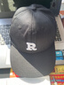 【热巴同款】加大棒球帽帽子男女大头围显脸小春夏字母百搭棒球帽 刺绣款-黑色 实拍图