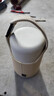 名奥【mingao】通用杯套焖烧杯手提袋子闷烧玻璃罐水壶保护套斜跨可背 米白 小号 实拍图