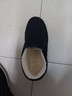 3514保暖羊毛布鞋老人鞋套脚款男士爸爸鞋冬季加厚棉鞋 黑色 43  实拍图