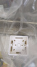 安达通 86型明装开关底盒  PVC阻燃接线盒加厚开关线盒电工通用电线盒  阻燃加厚（5只） 实拍图