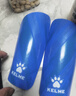 卡尔美（KELME）足球护腿板比赛训练护小腿减震加厚插板专业护具 蓝色 M  实拍图