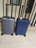 米家小米行李箱20英寸拉杆箱可登机箱万向轮旅行箱男女小型密码箱蓝色 实拍图