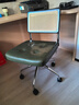 源氏木语升降电脑椅书房旋转椅办公椅仿真藤软包坐垫靠背休闲椅墨绿无扶手 实拍图