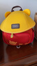 迪士尼幼儿园书包男女孩大小班可爱外出双肩包小防走失背包 st80246红黄 实拍图