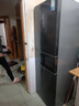 美的（Midea）271升三门冰箱灰色小型电冰箱三开门一级能效节能风冷无霜双净味家用租房MR-283WTPZE【国家补贴】 实拍图