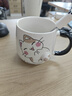 品喻（PINYU）杯子马克杯咖啡杯陶瓷杯高颜值水杯家用大容量带盖勺冲泡杯小黄猫 实拍图