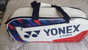 尤尼克斯（YONEX）羽毛球包 大容量多功能专业拍包手提斜挎 yy运动训练双肩包男女款 白红 大赛款手提包 独立鞋仓BA02331WEX 晒单实拍图