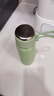【京东物流】316不锈钢保温杯女时尚简约大容量学生水杯 吊带保温杯绿色 500ml 1个 实拍图