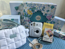 INSTAX富士instax立拍立得 一次成像相机 mini12精美礼盒 月光茉莉 含10张fafa花边相纸 实拍图