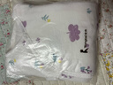 童泰新生婴儿衣服连体衣夹棉秋冬季0-6月初生宝宝纯棉加厚哈衣爬服 紫色花朵 59cm (建议1-3个月身高55-60cm) 实拍图