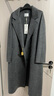 伊芙丽蒋欣代言【镇店爆款】驼绒桑蚕丝高级双面毛呢外套羊毛大衣女冬季 暗灰 M 115-135斤 实拍图