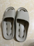 远港男士漏水镂空凉拖鞋夏季浴室洗澡速干室内防滑防臭居家用女卫生间 卡其 39-40  (适合38-39脚) 实拍图