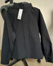 优衣库男装女装防风立领茄克外套夹克户外休闲连帽外套475038 475038/09黑色 M 实拍图