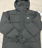 adidas 拒水防泼防风保暖鸭绒羽绒服面包服男女同款阿迪达斯官方   黑色   XL 实拍图