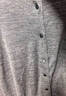 优衣库女装精纺美利奴羊毛圆领针织开衫/长袖通勤秋冬新款478331 05 天灰色 M 实拍图