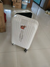 大嘴猴（paul frank）超大容量行李箱女拉链密码拉杆箱网红男轻音万向轮旅行箱学生皮箱 乳白色/加大加宽/抑菌款 20英寸 实拍图