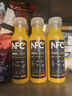 农夫山泉100%纯果汁NFC橙汁300ml*10瓶整箱鲜果冷压榨饮料礼盒热门商品 实拍图