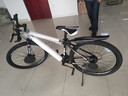 金武端自行车成人山地车公路赛车单车骑行变速超轻越野中学生初中青少年 顶配版-辐条轮-黑白色 26寸21速 实拍图