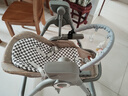 小主早安（BeBeMorning）宝宝餐椅电动摇摇椅二合一婴儿儿童哄睡便携餐桌椅 旗舰-高级灰 实拍图