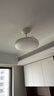 欧普（OPPLE）客厅风扇灯吊扇灯隐形卧室餐厅吊灯高显色调光大风量静音吊扇 全光谱【42寸白色48瓦】遥控调风调光 实拍图