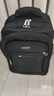 袋鼠双肩包男士背包大容量行李旅游包学生书包女初中商务笔记本电脑包 黑色配红标 实拍图