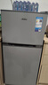 美的（Midea）112升  两门双开门双温小冰箱迷你家用宿舍租房灵活摆放节能低音深冷速冻 BCD-112CM 实拍图