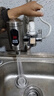 奥克斯（AUX）电热水龙头热水器免安装即热速热接驳款厨卫两用加热水龙头 【免安装】不锈钢款+送万向喷头 实拍图
