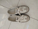 热风（Hotwind）商场同款女鞋经典厚底板鞋秋季新款复古麻薯德训鞋舒适运动小白鞋 88米黑 (皮面H14W3742) 37 (235mm) 实拍图