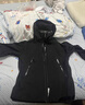 迪卡侬（DECATHLON）硬壳冲锋衣男女春秋登山防风防水单层夹克风衣运动外套MH500 2024 男款-曜石黑 加内胆选大一码 M 实拍图